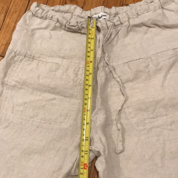 100% linen fisherman pants - Picture 10 of 15